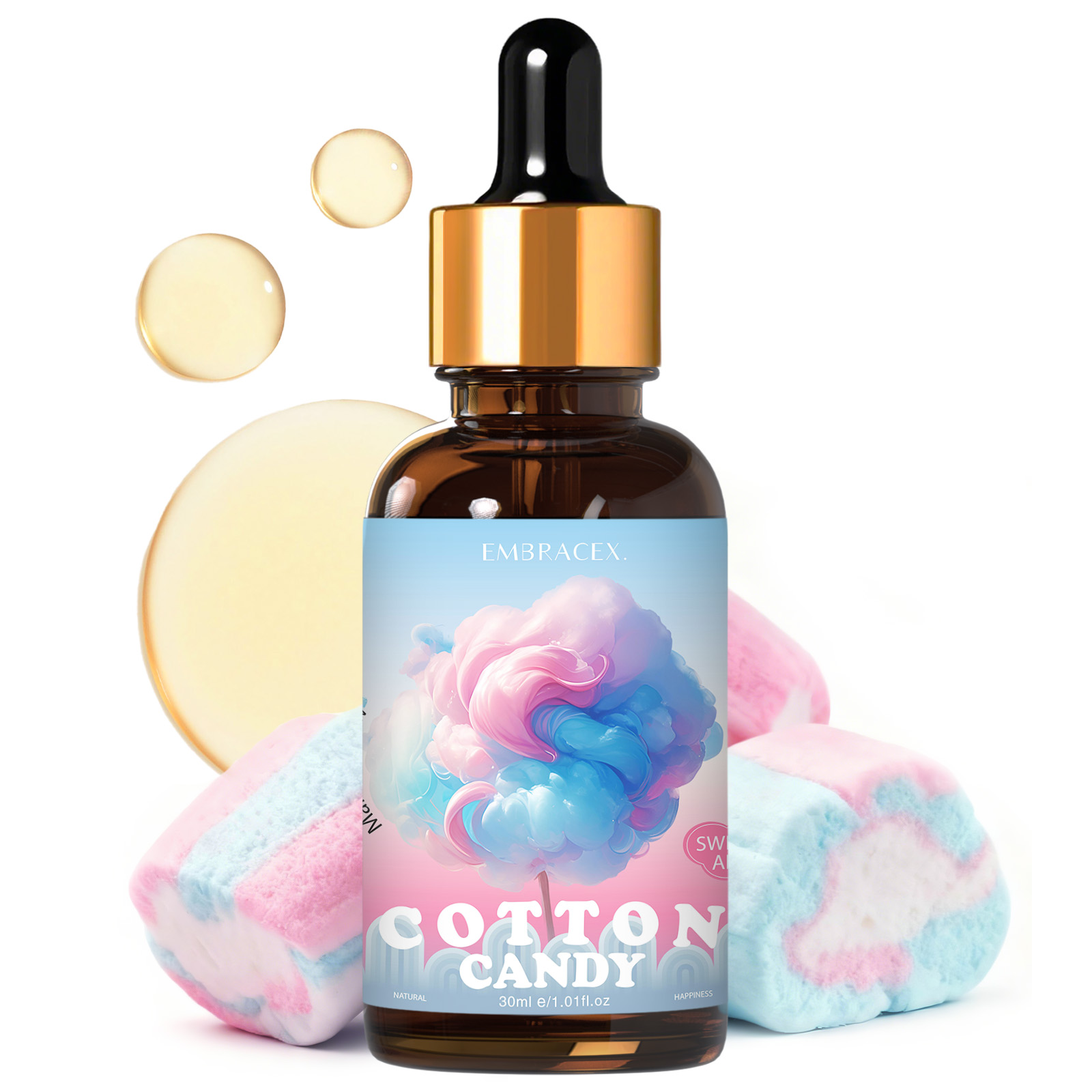 Candle Making Supplies Fragrance Oils - 30ml Cotton Candy Essential Oil Car