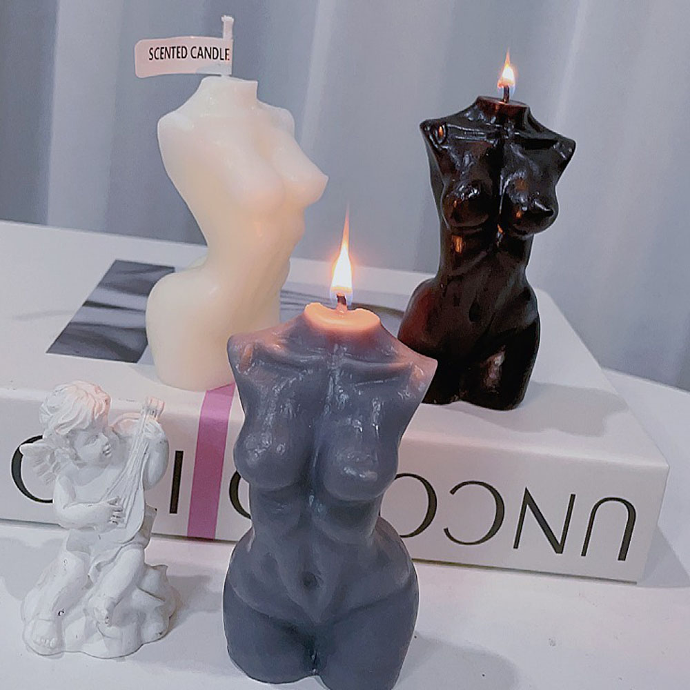 Candle Supplies Free Shipping - Female Torso Body Shape Scented Candle