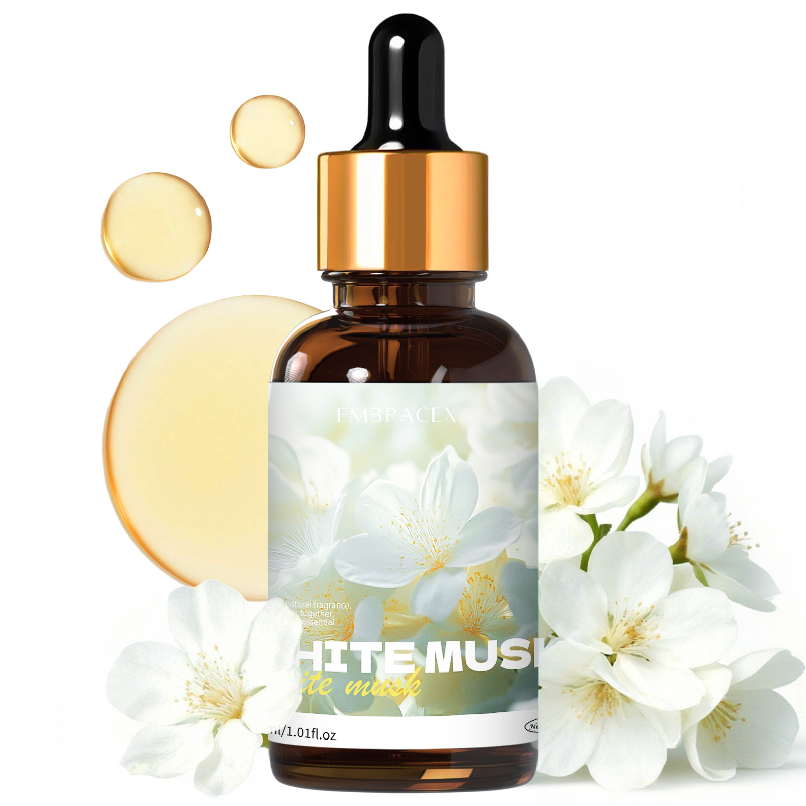 Candle Making Supplies Fragrance Oils - 30ml White Musk Essential Oil Car