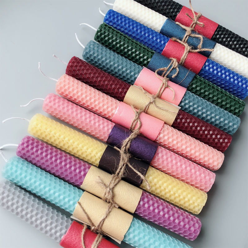 Beeswax Sheet Roll - 12pcs 15*20CM Beeswax Sheet Candle Roll