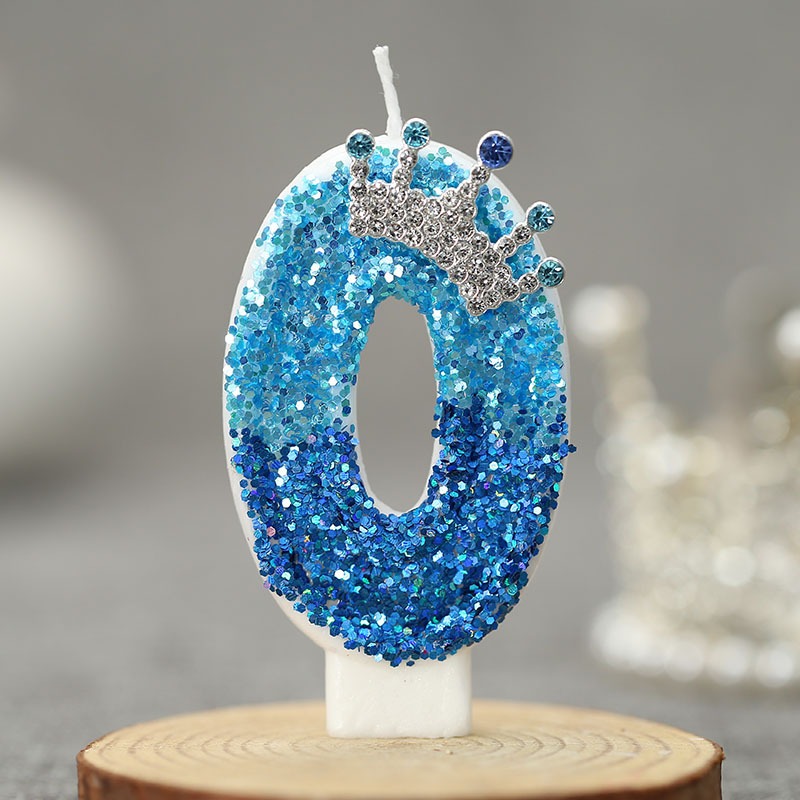 Creative Peacock Blue Crown Di - Candle Supplies Free Shipping ulasan dan harga