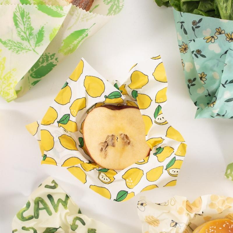 【S】3 Sheets Beeswax Food Wrap  - Beeswax Sheet Roll ulasan dan harga