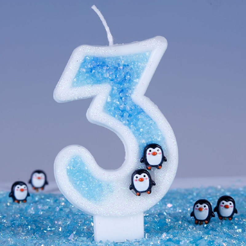 Blue Children's Birthday Candl - Luxury Candle Supplies Usa ulasan dan harga