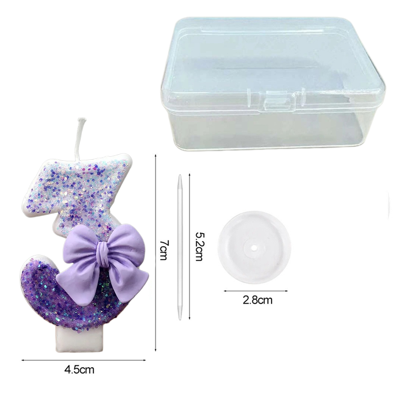 Creative Glitter Gradual Purpl - Candle Supplies Free Shipping ulasan dan harga