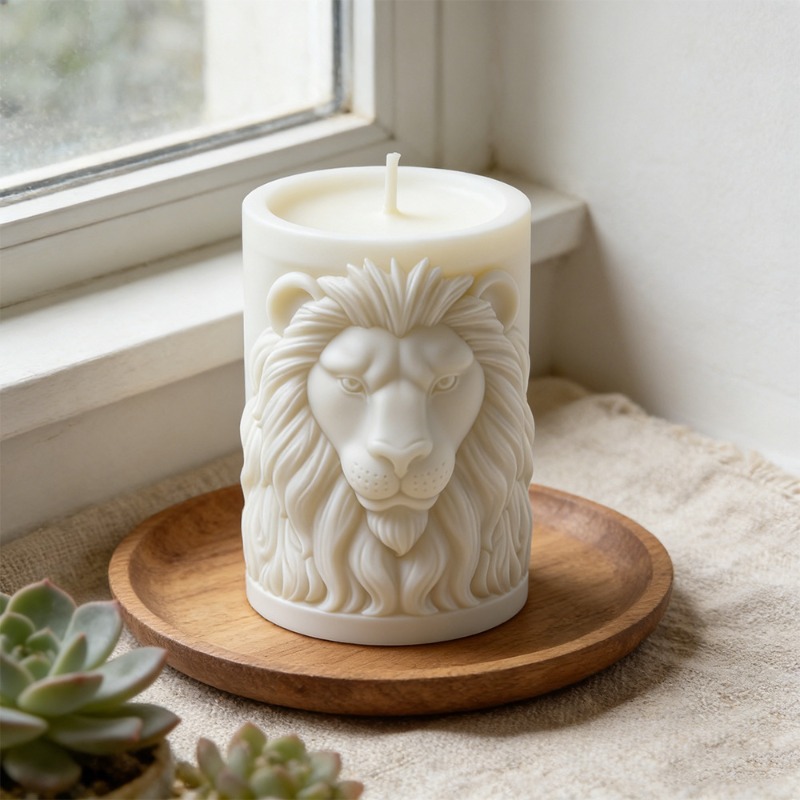Animals Lion Candle Molds Sili - Luxury Candle Supplies Usa ulasan dan harga