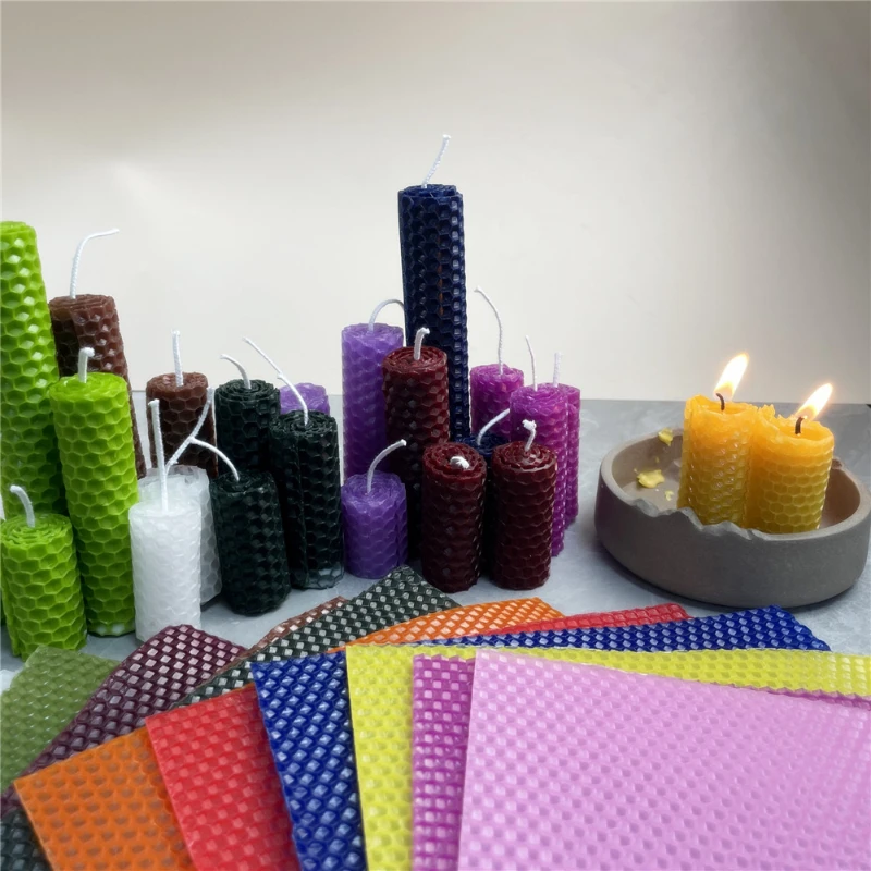 15*20/20x20CM Colored Beeswax  - Beeswax Sheet Roll ulasan dan harga