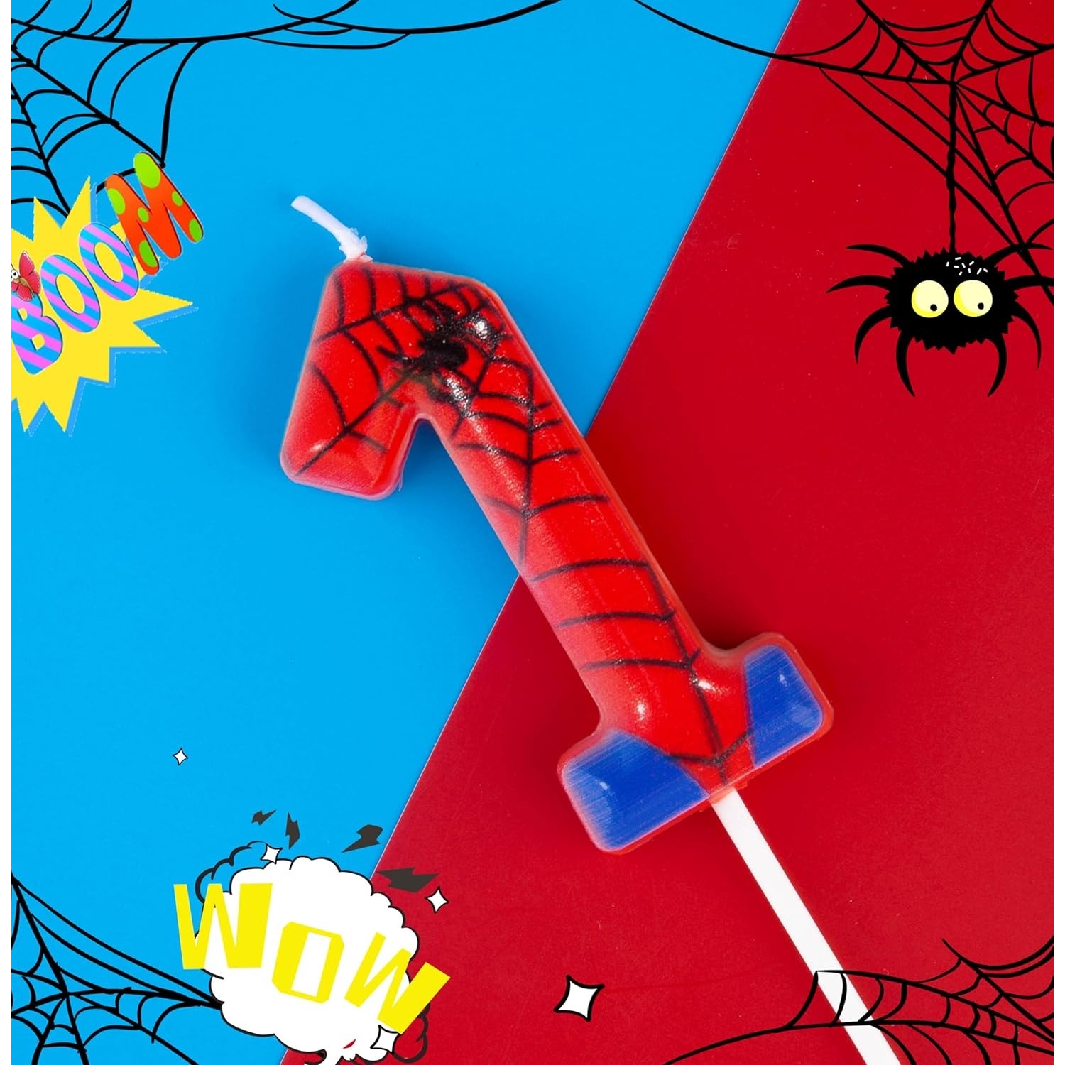 Spider Party 0-9 Birthday Cand - Candle Supplies Free Shipping ulasan dan harga