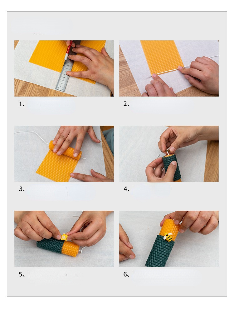 12pcs 15*20CM Beeswax Sheet Ca - Beeswax Sheet Roll ulasan dan harga