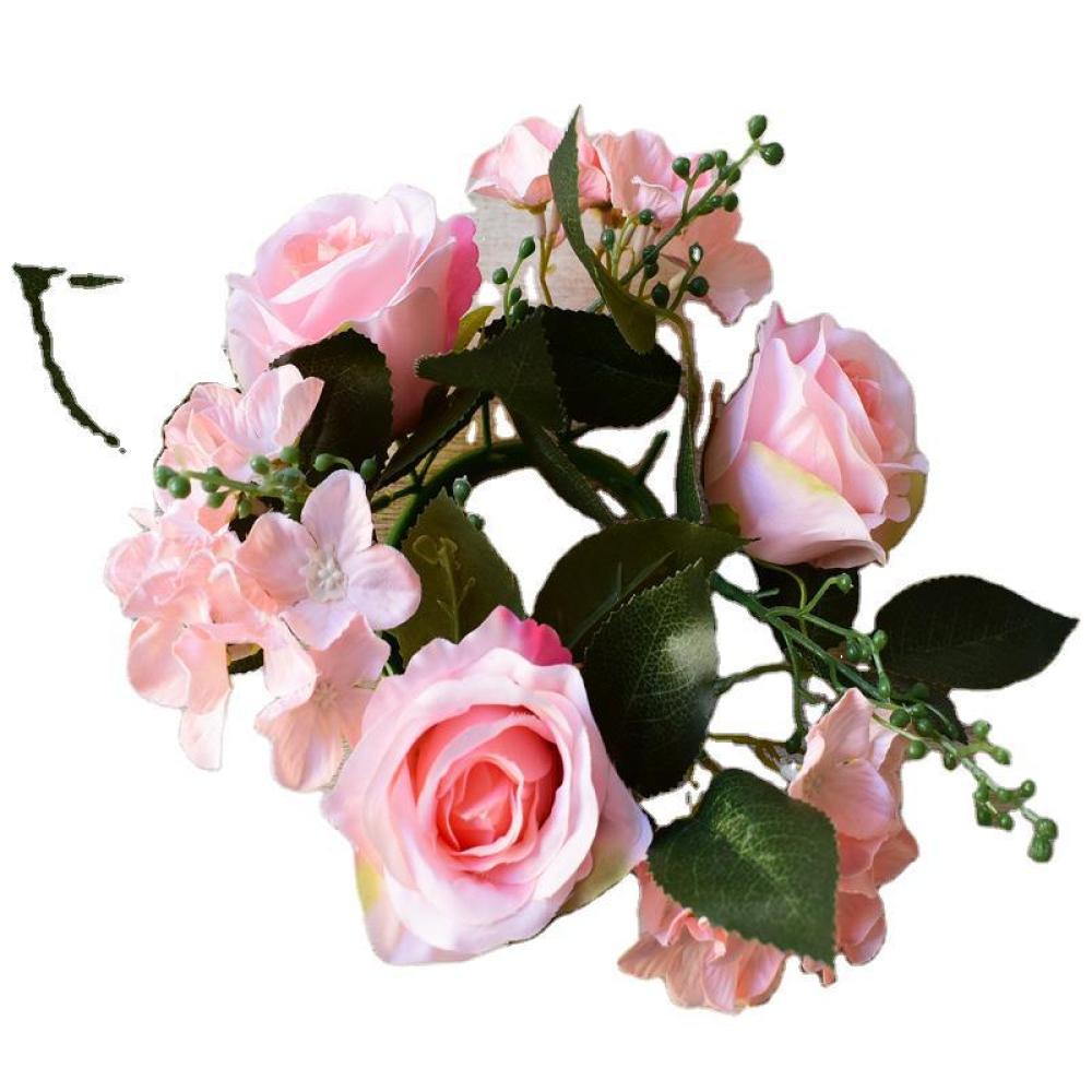 Realistic Rose Garland Floral  - Luxury Candle Supplies Usa ulasan dan harga